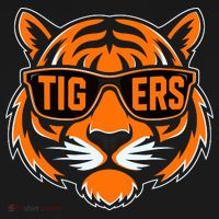 Retro Tigers Gift Sports Fan Name Backpack thumb 2