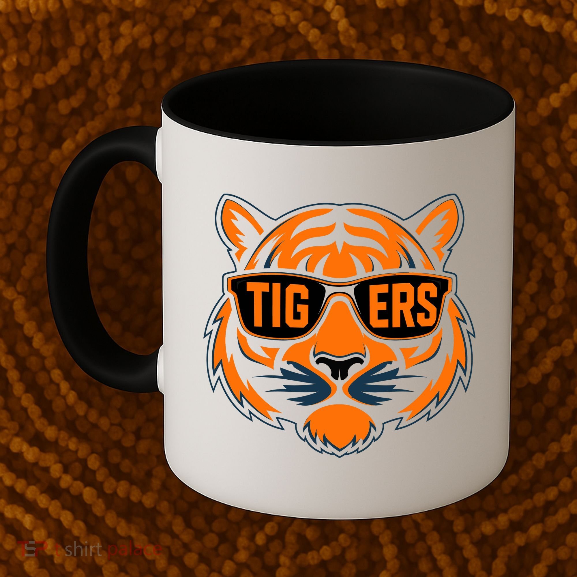 Retro Tigers Gift Sports Fan Name Coffee Mug