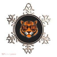 Retro Tigers Gift Sports Fan Name Ornament thumb 0