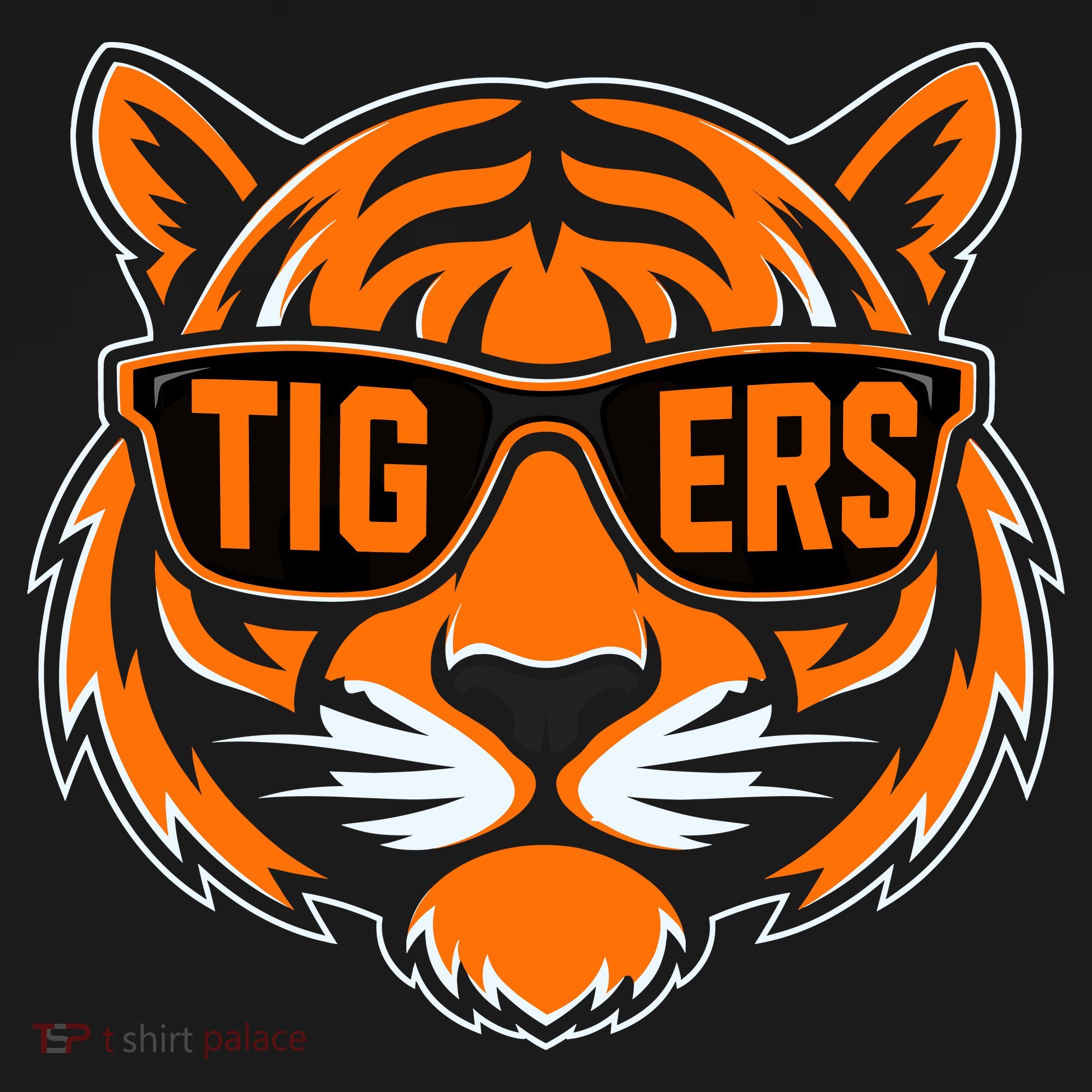 Retro Tigers Gift Sports Fan Name Ornament