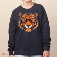 Retro Tigers Gift Sports Fan Name Women's Sweatshirt thumb 0