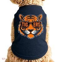 Retro Tigers Gift Sports Fan Name Doggie Tank thumb 0