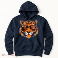 Retro Tigers Gift Sports Fan Name Hoodie thumb 0