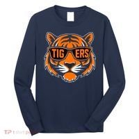 Retro Tigers Gift Sports Fan Name Long Sleeve Shirt thumb 0