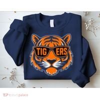 Retro Tigers Gift Sports Fan Name Sweatshirt thumb 2