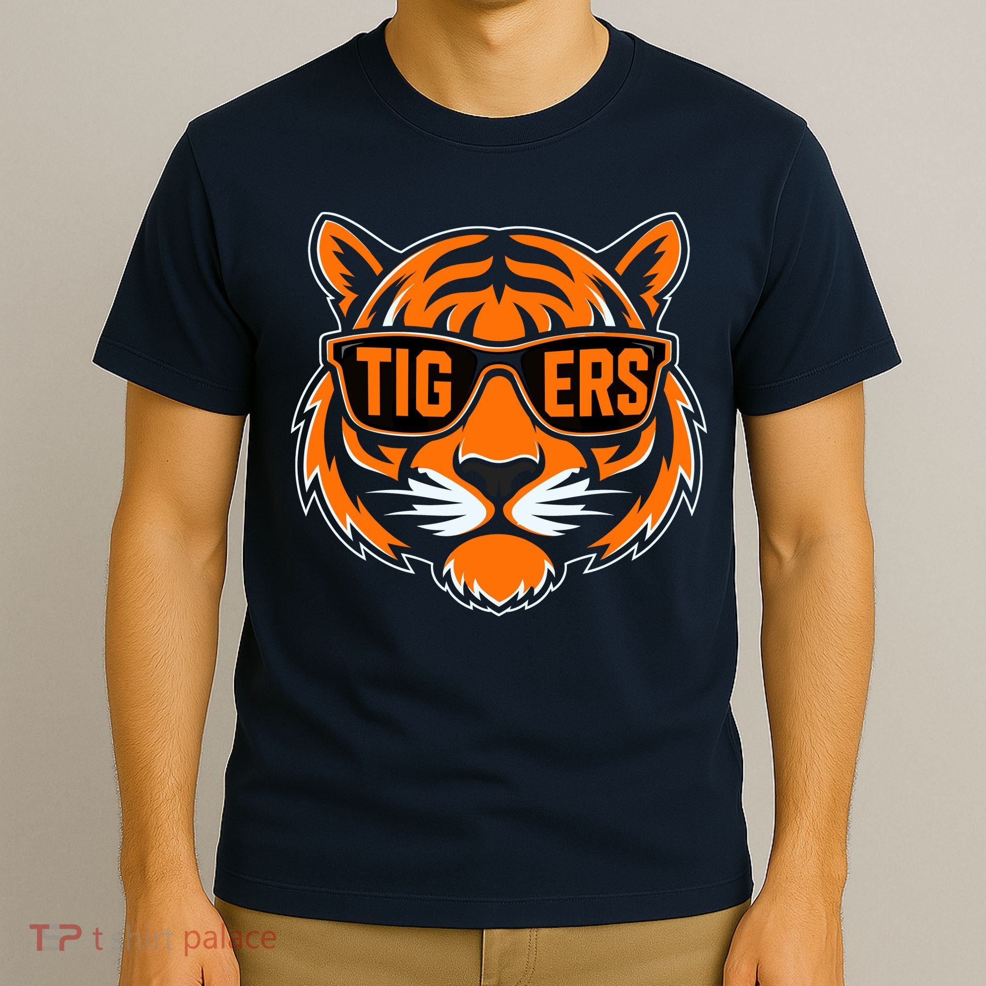 Retro Tigers Gift Sports Fan Name T-Shirt