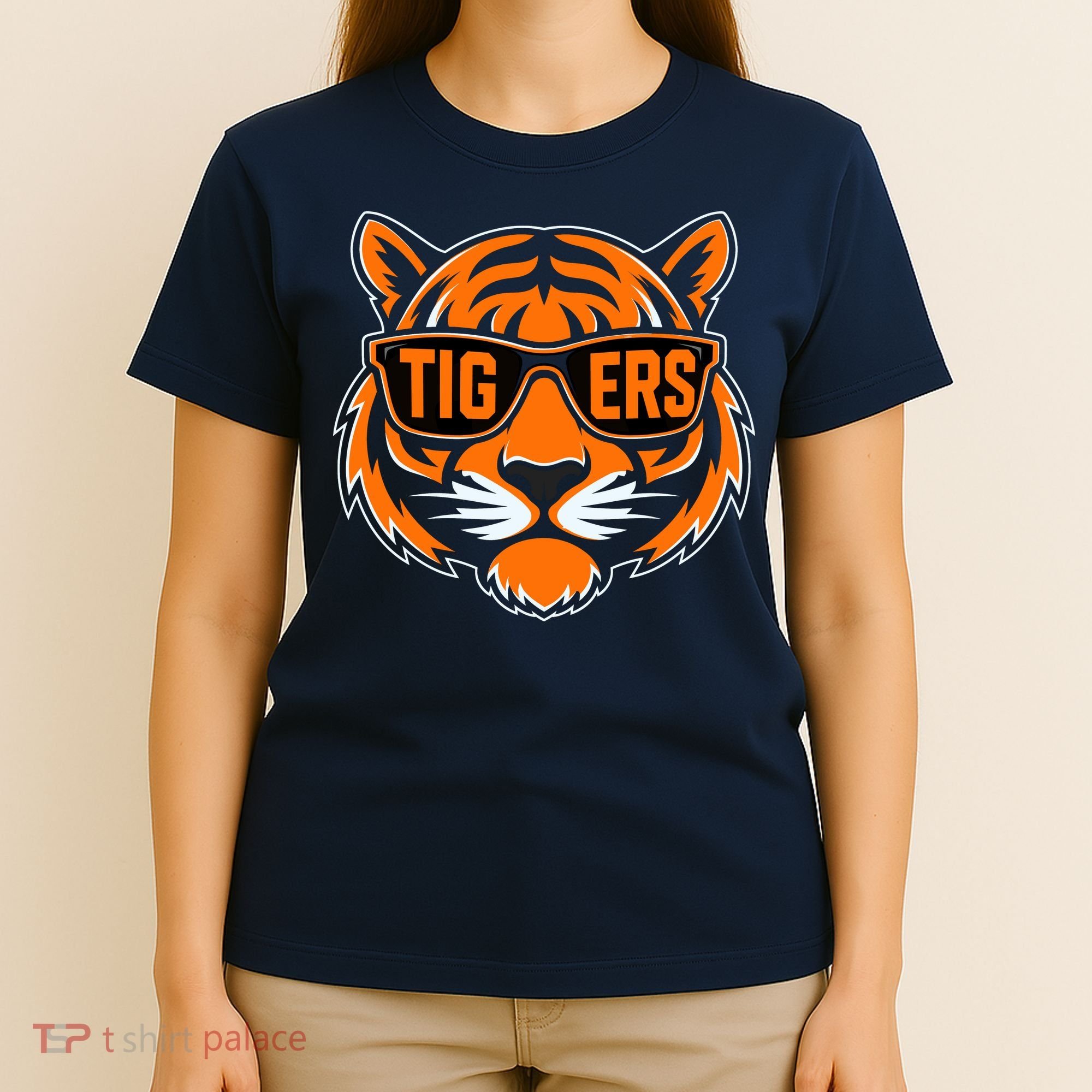 Retro Tigers Gift Sports Fan Name T-Shirt