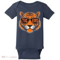 Retro Tigers Gift Sports Fan Name Baby Bodysuit thumb 0