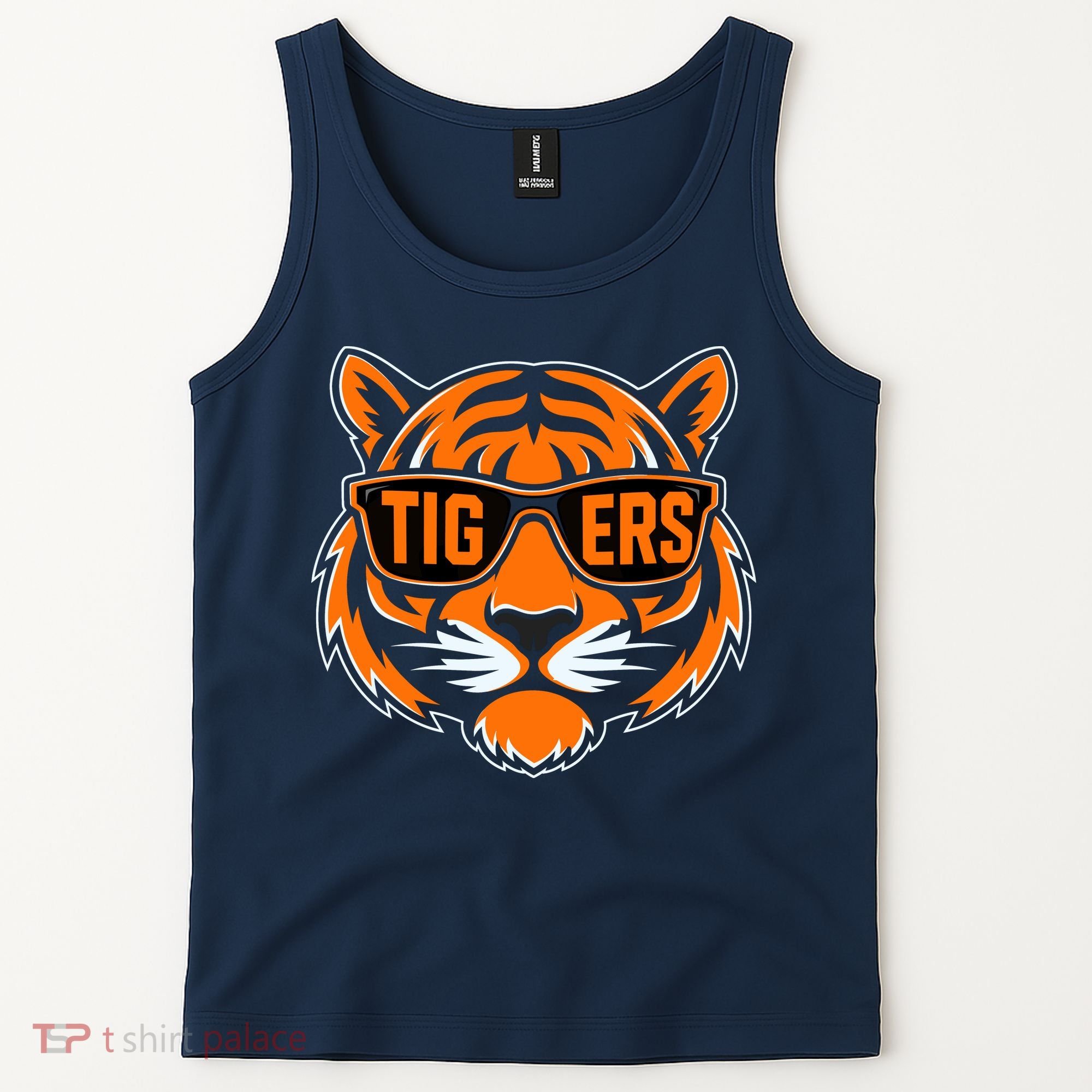 Retro Tigers Gift Sports Fan Name Tank Top