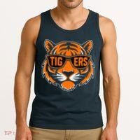Retro Tigers Gift Sports Fan Name Tank Top thumb 3