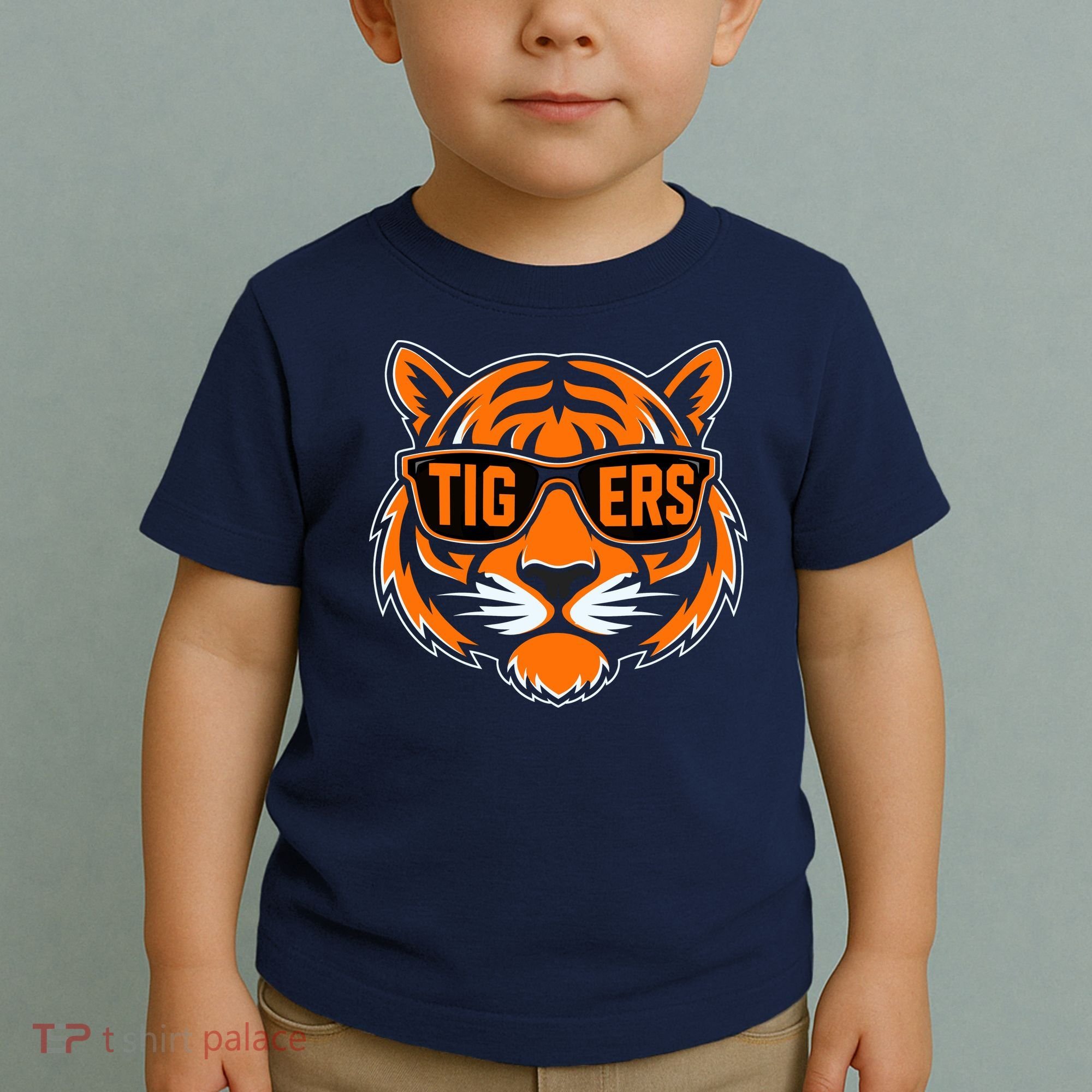 Retro Tigers Gift Sports Fan Name Toddler T-Shirt
