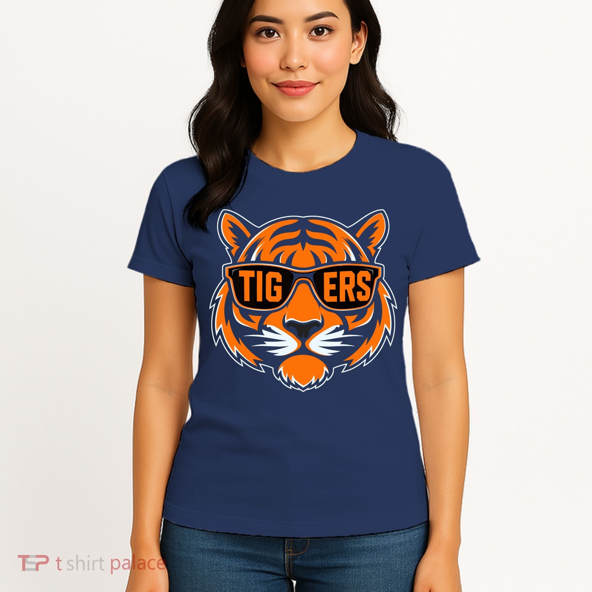 Retro Tigers Gift Sports Fan Name Women's T-Shirt