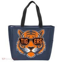 Retro Tigers Gift Sports Fan Name Tote Bag thumb 0