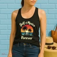Resist Trump Gulf Of Mexico Forever Women's Tank Top thumb 2
