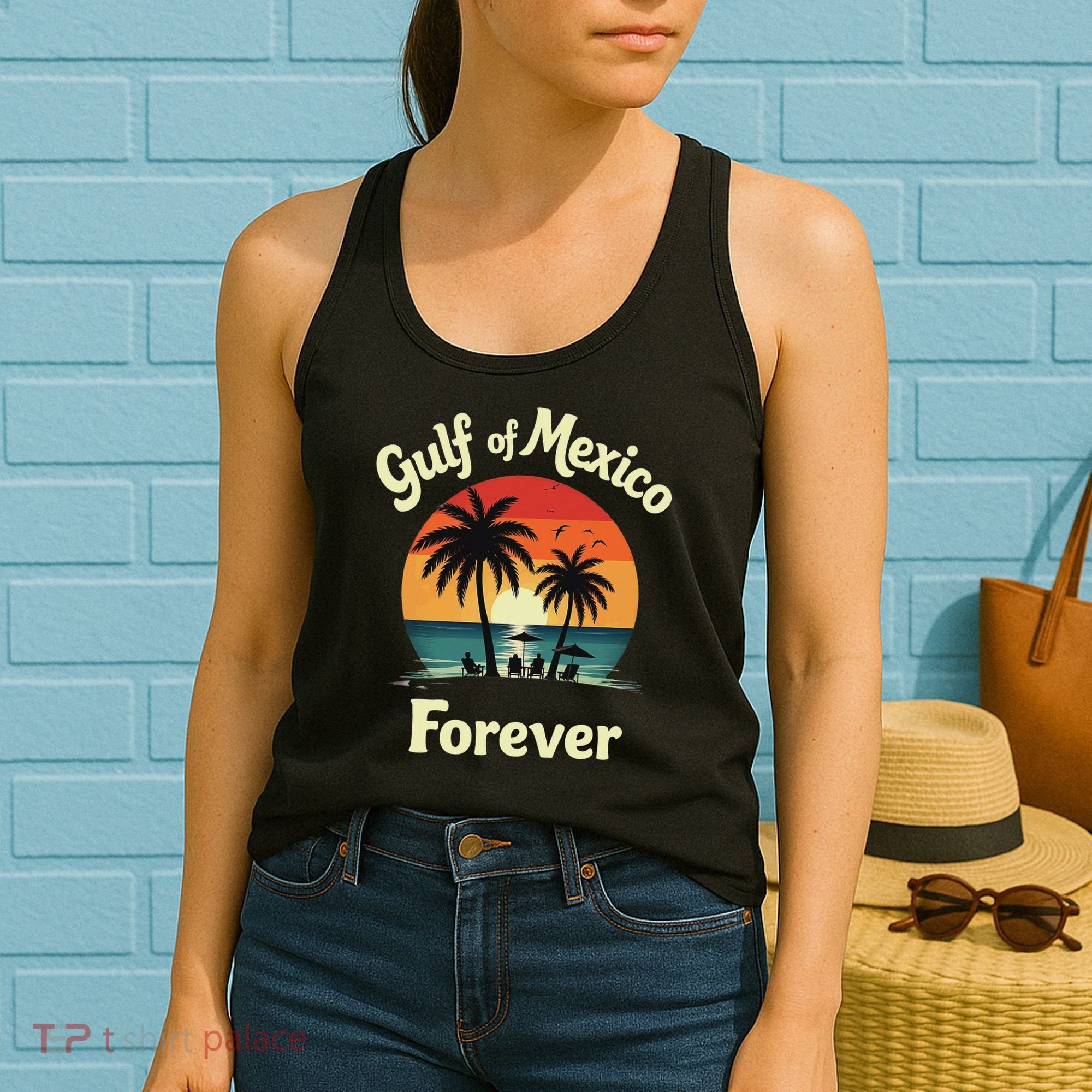 Resist Trump Gulf Of Mexico Forever Women's Tank Top