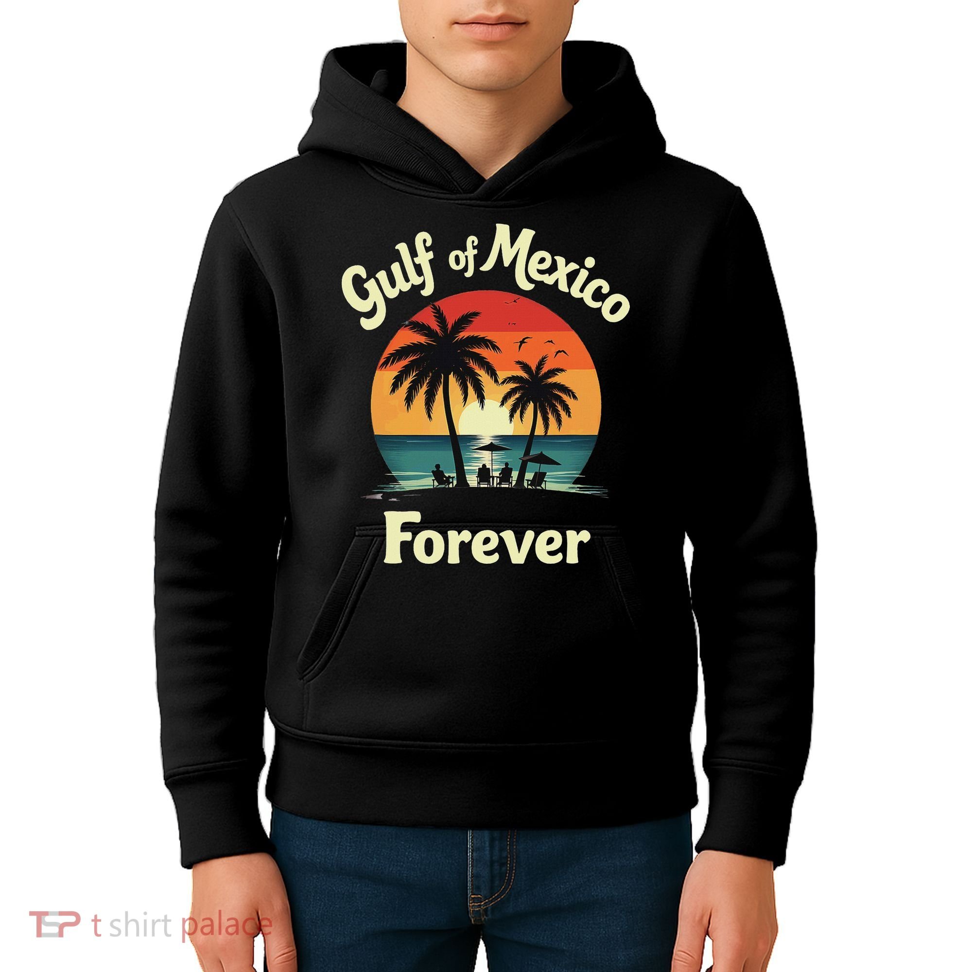 Resist Trump Gulf Of Mexico Forever Kids Hoodie