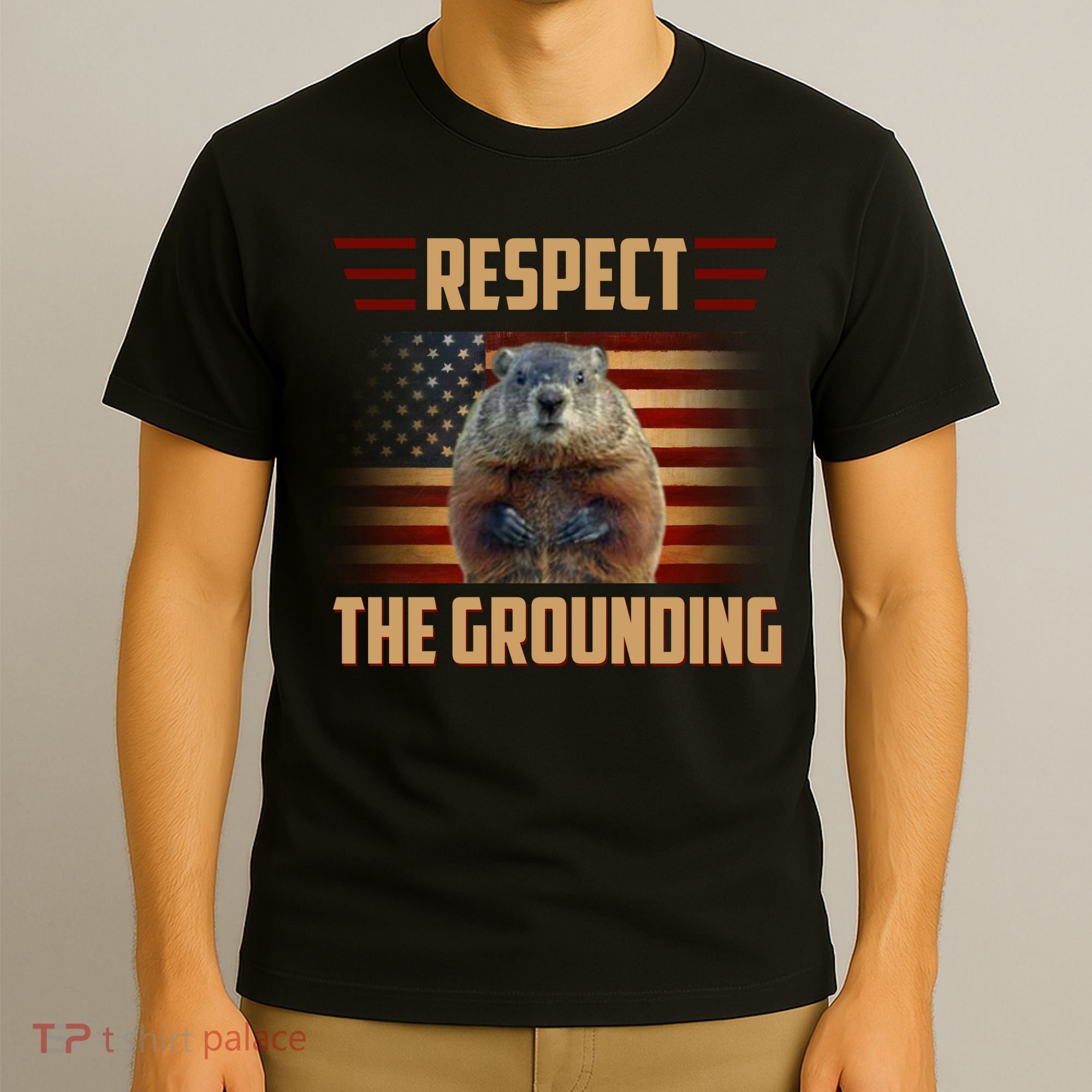 Respect The Grounding, Groundhog Day T-Shirt