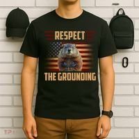 Respect The Grounding, Groundhog Day T-Shirt thumb 6