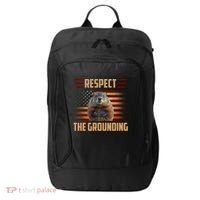 Respect The Grounding, Groundhog Day City Backpack thumb 0