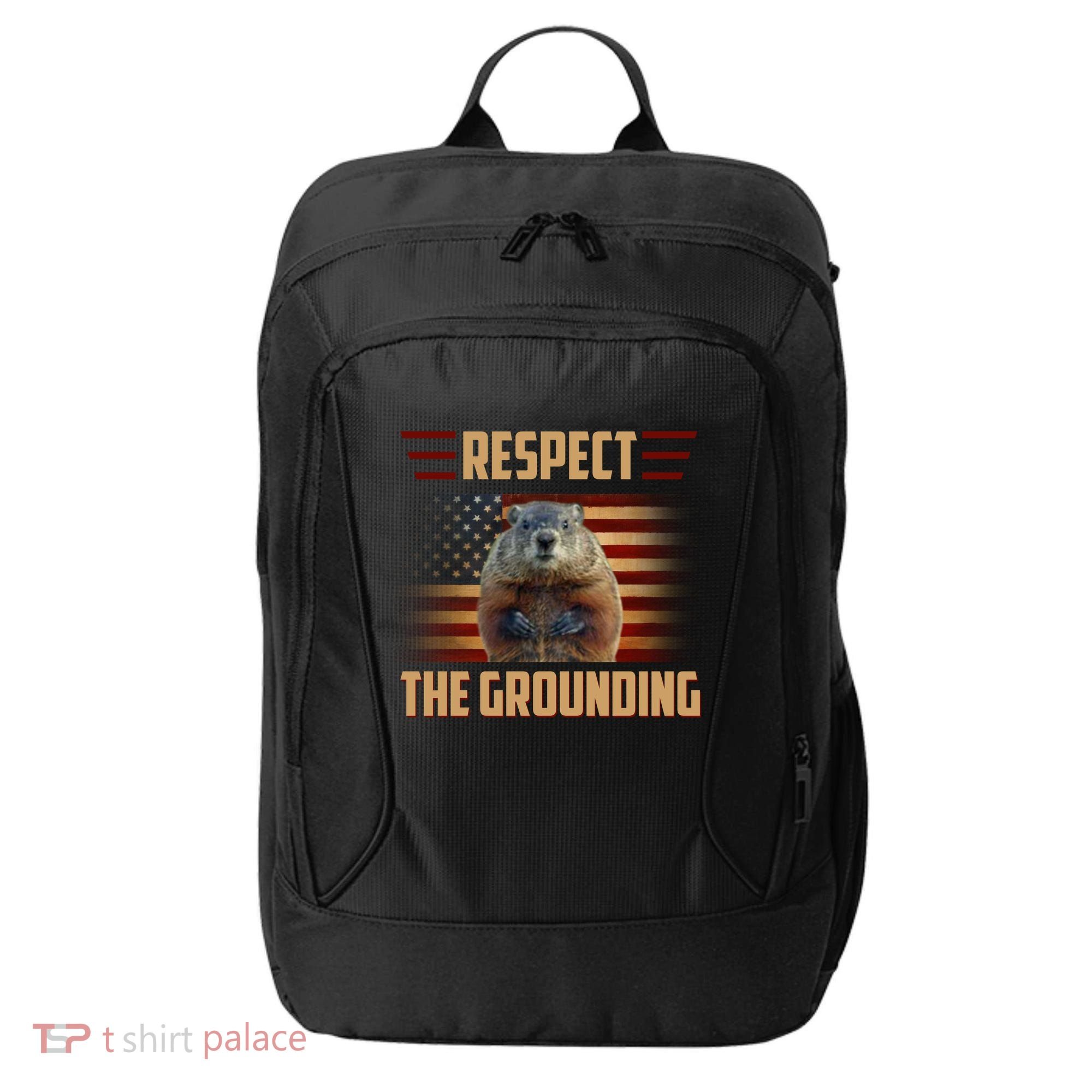 Respect The Grounding, Groundhog Day City Backpack