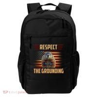 Respect The Grounding, Groundhog Day Backpack thumb 0