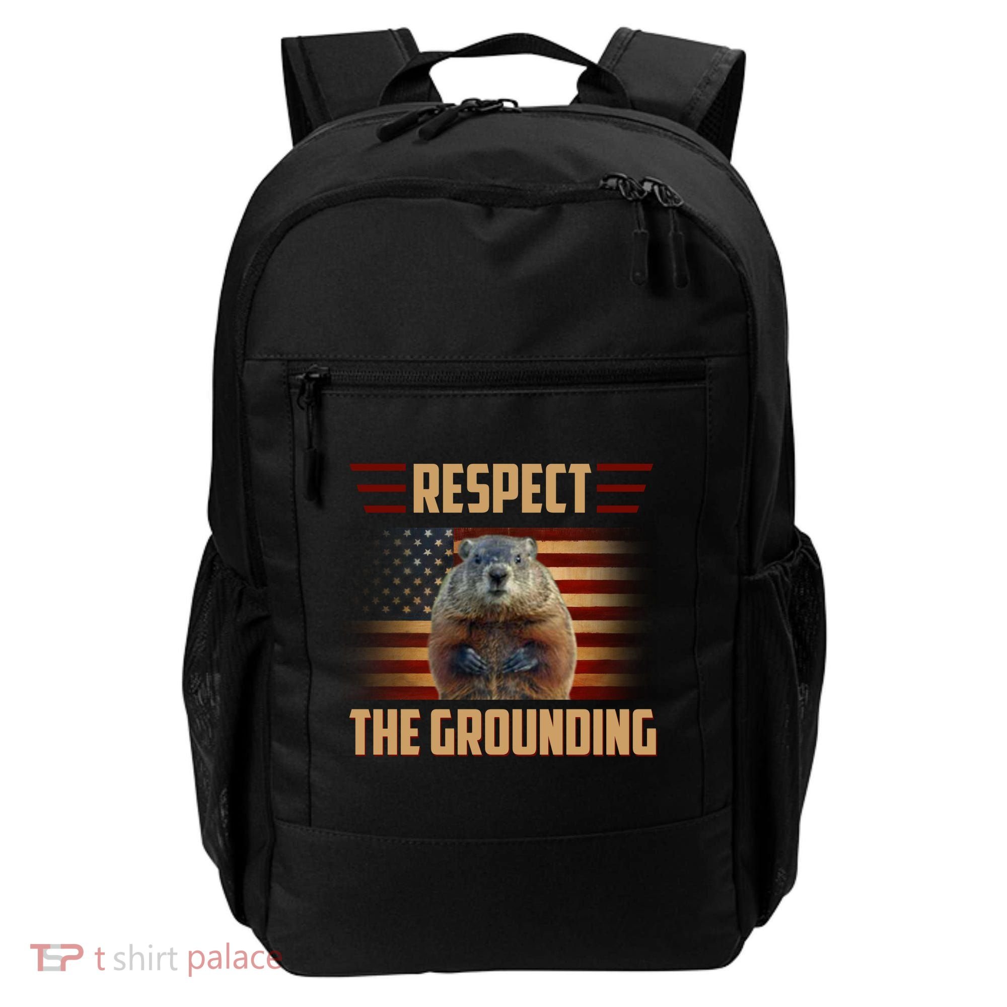 Respect The Grounding, Groundhog Day Backpack