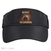 Respect The Grounding, Groundhog Day Adult Drive Performance Visor thumb 0