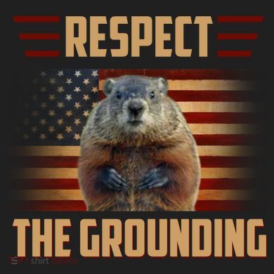 Respect The Grounding, Groundhog Day Adult Drive Performance Visor