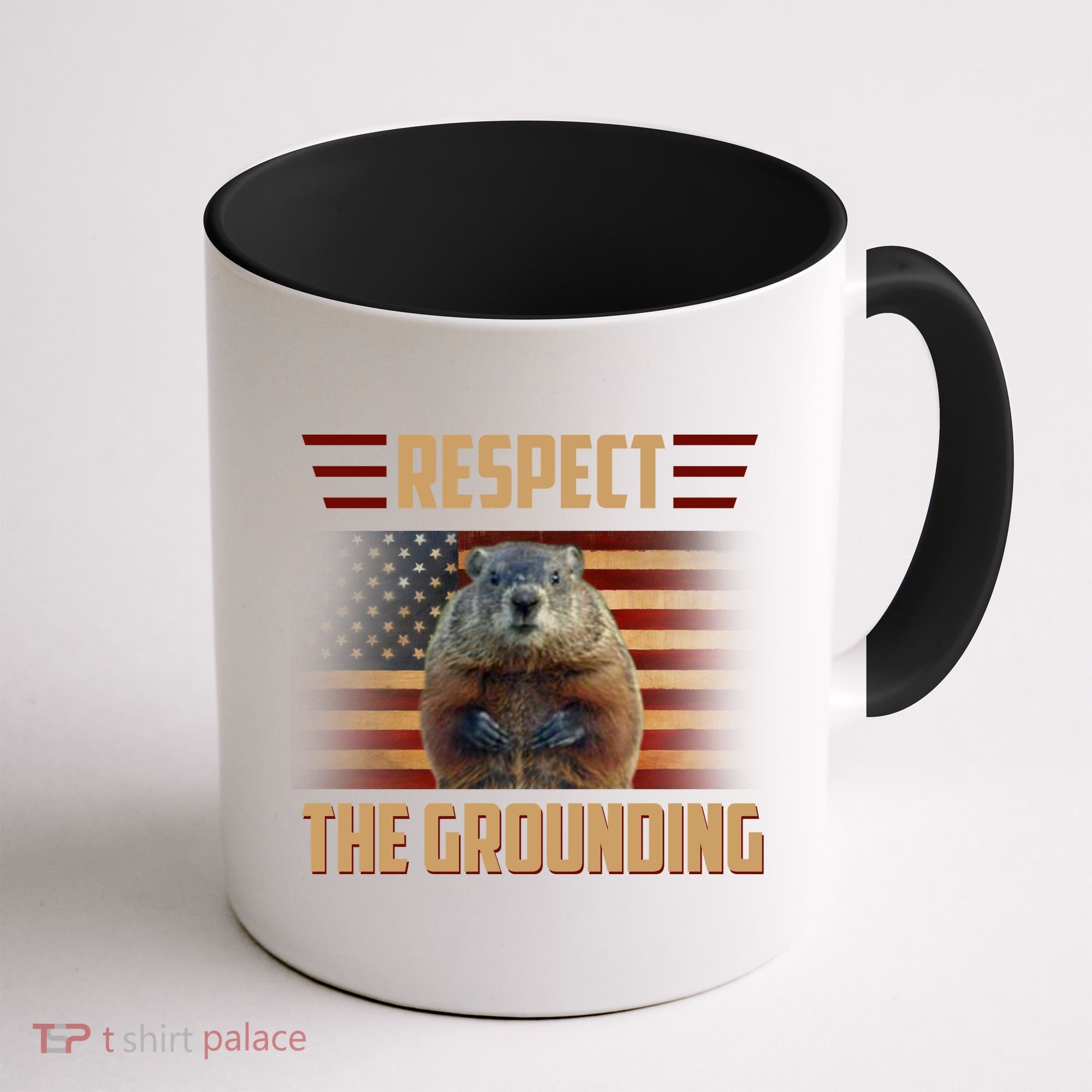 Respect The Grounding, Groundhog Day Coffee Mug