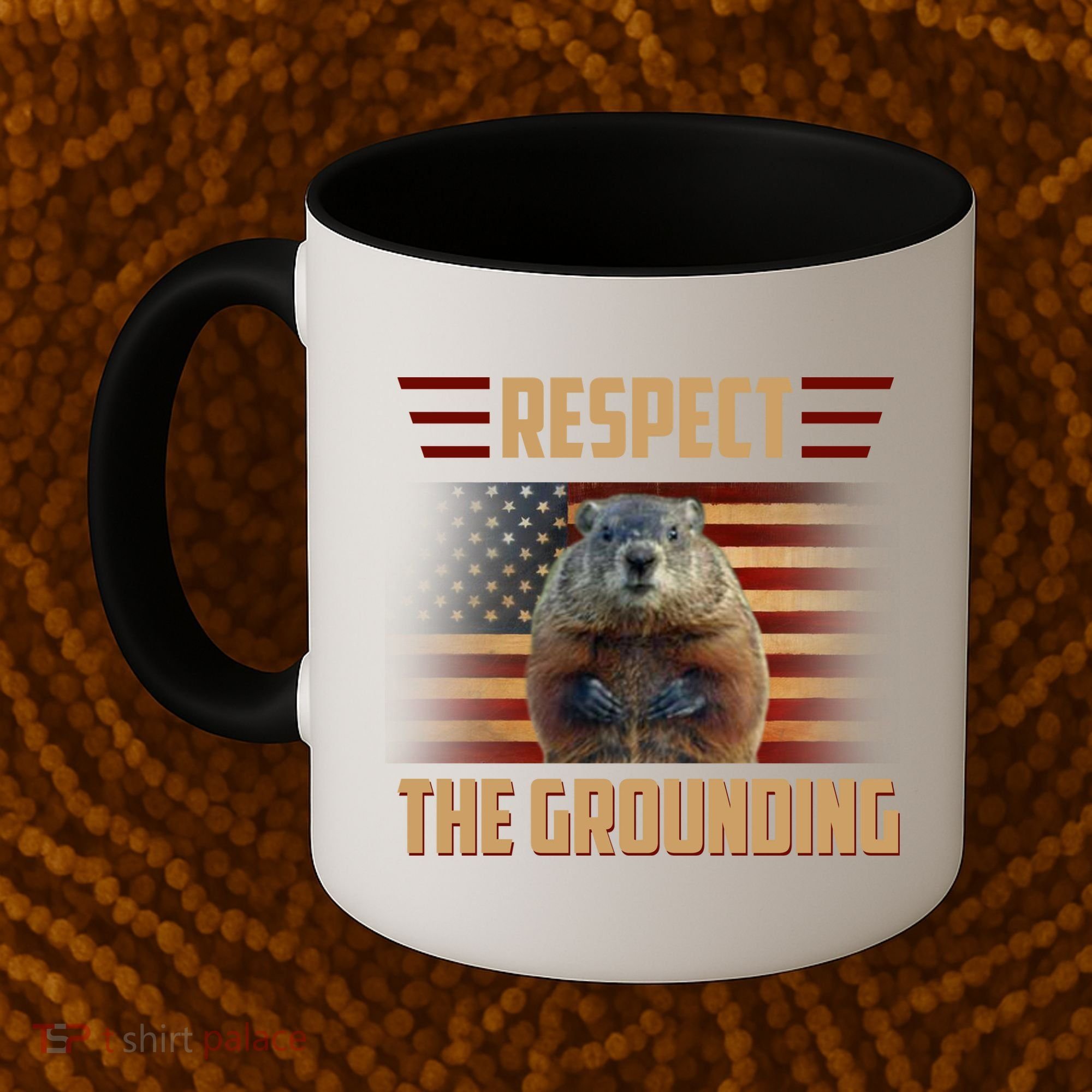 Respect The Grounding, Groundhog Day Coffee Mug