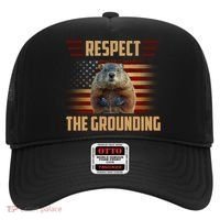 Respect The Grounding, Groundhog Day Hat thumb 0