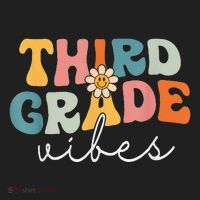 Retro Third Grade Vibes 3rd Grade Team First Day Of School Hat thumb 2