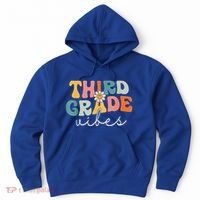 Retro Third Grade Vibes 3rd Grade Team First Day Of School Hoodie thumb 0