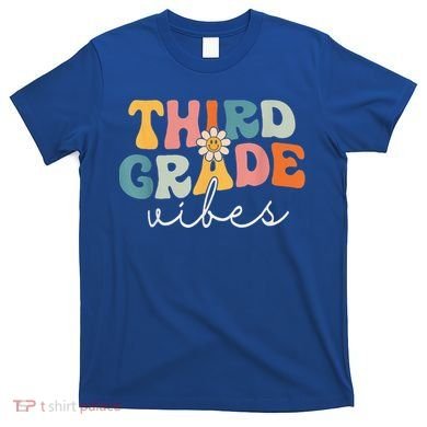Retro Third Grade Vibes 3rd Grade Team First Day Of School T-Shirt