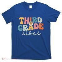 Retro Third Grade Vibes 3rd Grade Team First Day Of School T-Shirt thumb 0
