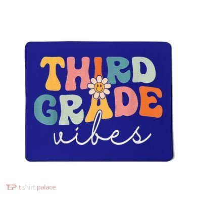 Retro Third Grade Vibes 3rd Grade Team First Day Of School Mousepad