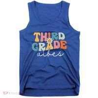 Retro Third Grade Vibes 3rd Grade Team First Day Of School Tank Top thumb 0