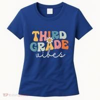 Retro Third Grade Vibes 3rd Grade Team First Day Of School Women's T-Shirt thumb 0