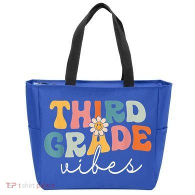 Retro Third Grade Vibes 3rd Grade Team First Day Of School Tote Bag