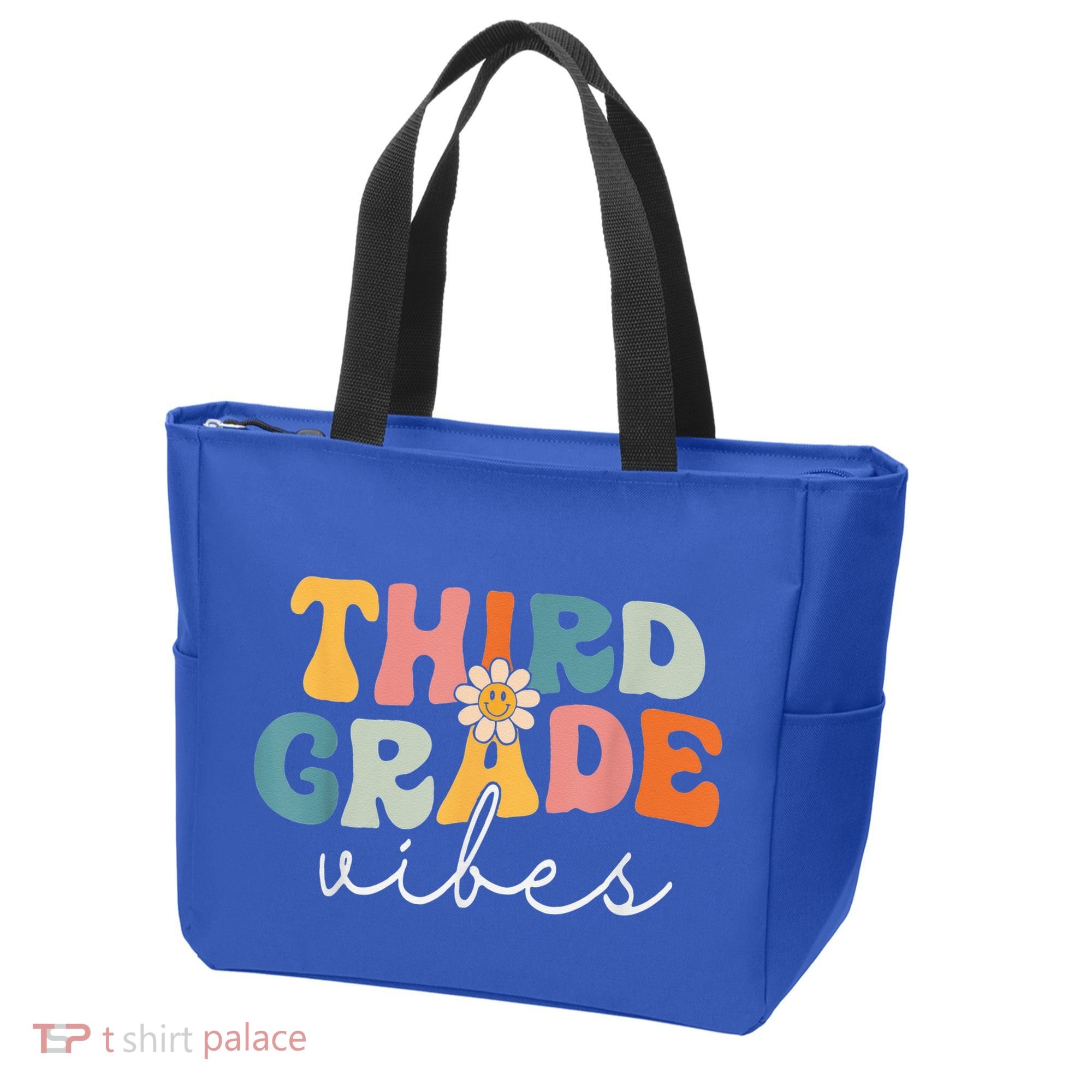 Retro Third Grade Vibes 3rd Grade Team First Day Of School Tote Bag