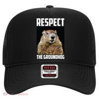 Respect The Groundhog Day Funny Rodent Gift Hat thumb 0