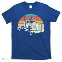 Retro Trucker Gift Big Rig Hauler Truck Driver Trucking Cool Gift T-Shirt thumb 0