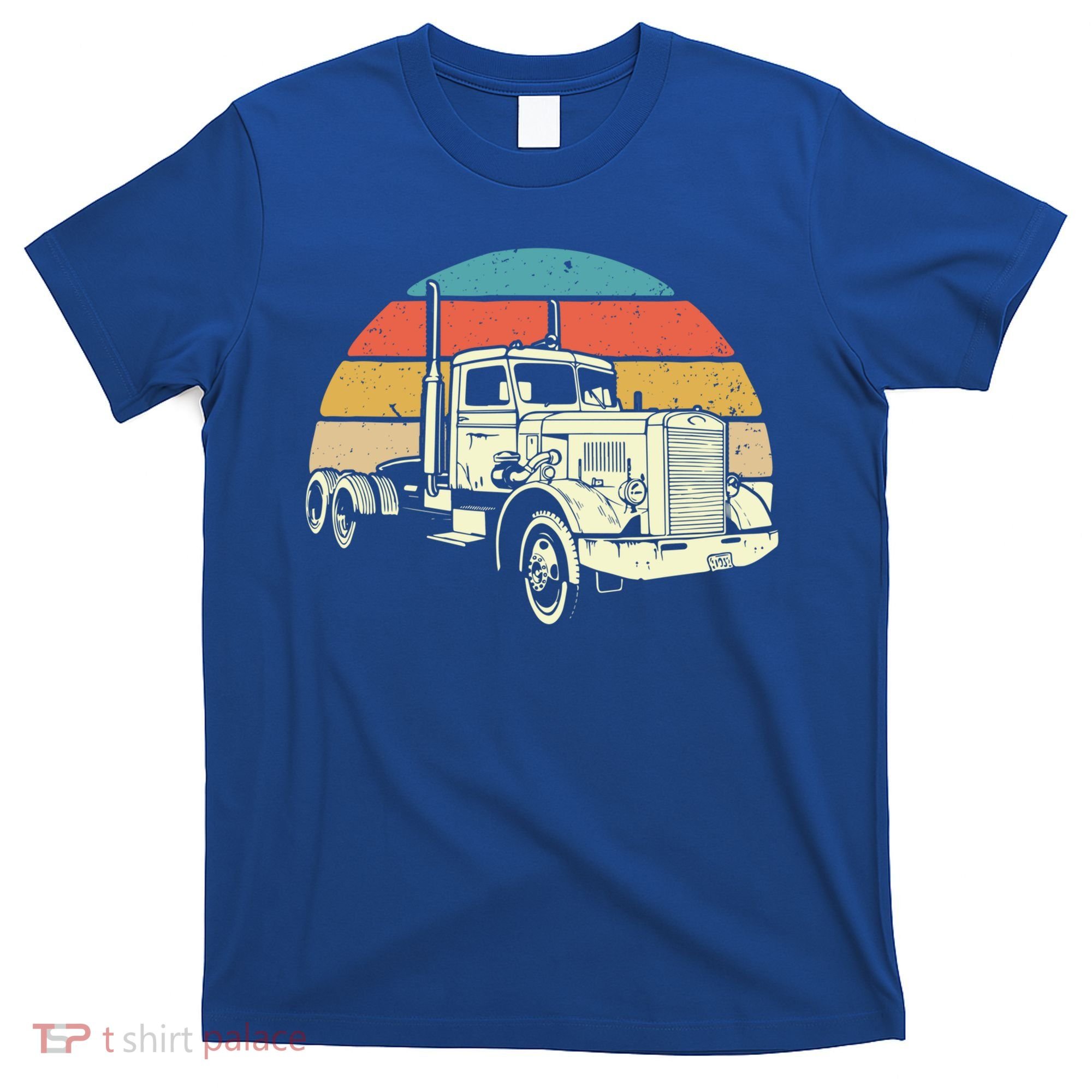 Retro Trucker Gift Big Rig Hauler Truck Driver Trucking Cool Gift T-Shirt