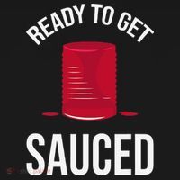 Ready to Get Sauced Funny Cranberry Sauce Thanksgiving Food Sweatshirt thumb 3