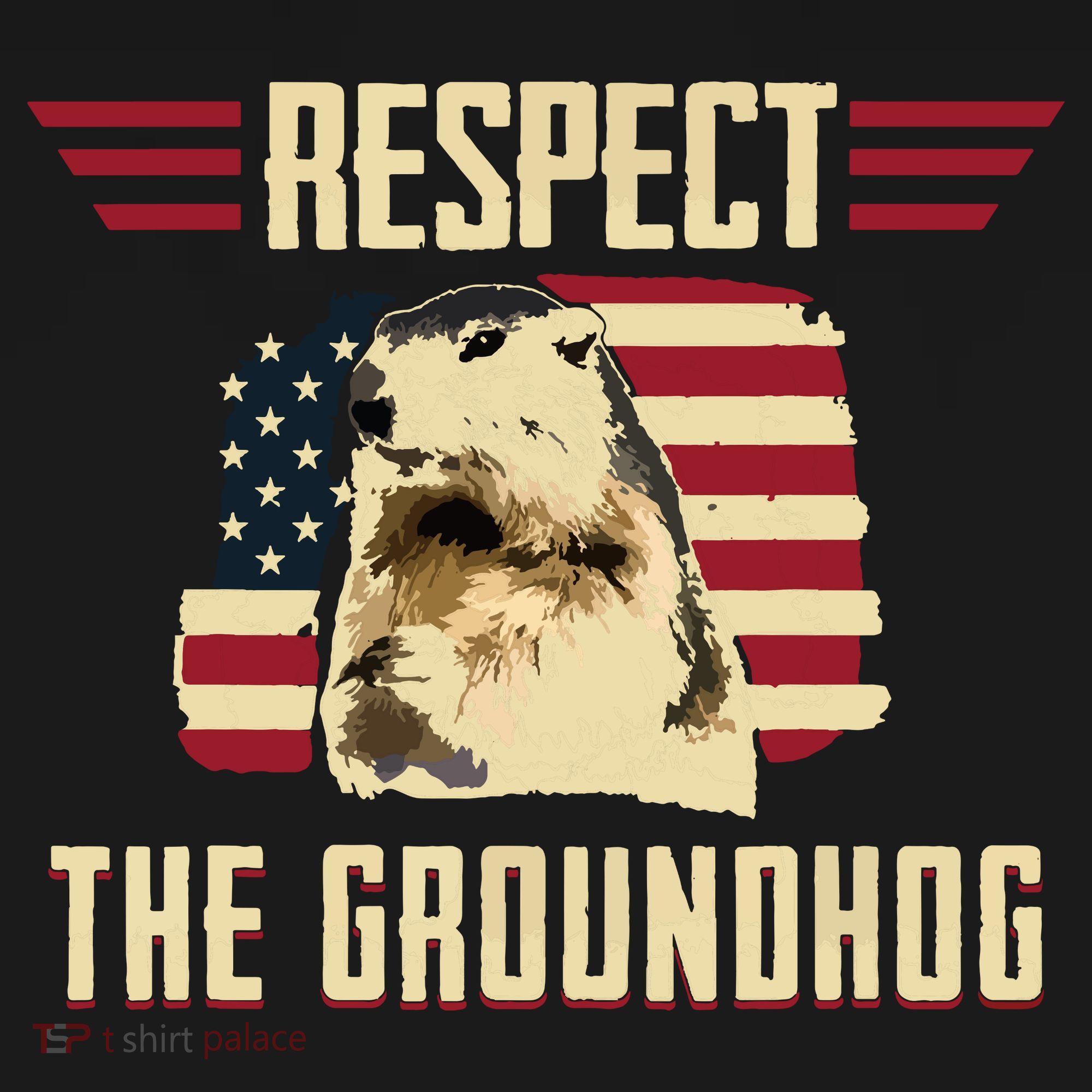Respect The Groundhog Woodchuck Photo Groundhog Day Visor