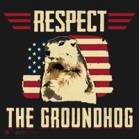 Respect The Groundhog Woodchuck Photo Groundhog Day Kids Sweatshirt thumb 2