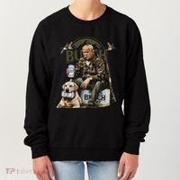 Retro Trump Hunting Deer Funny Beer Drinking Beer Hunting Women's Sweatshirt thumb 0