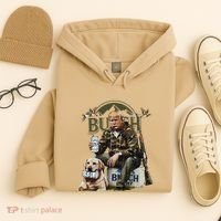 Retro Trump Hunting Deer Funny Beer Drinking Beer Hunting Hoodie thumb 4