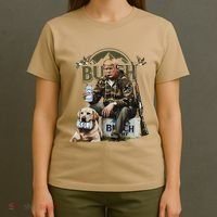 Retro Trump Hunting Deer Funny Beer Drinking Beer Hunting T-Shirt thumb 4