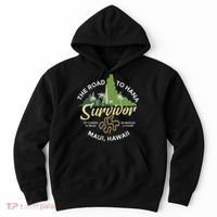 Road To Hana Survivor Curvy Palm Maui Hawaii Hoodie thumb 0